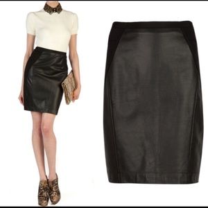 Ted Baker Leather Skirt